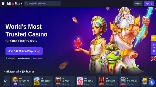 BitStarz casino screenshot